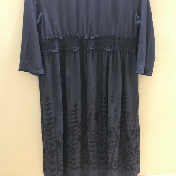 Just My Size JMS Smocked Dress Navy size 18/20 - Picture 14 of 14